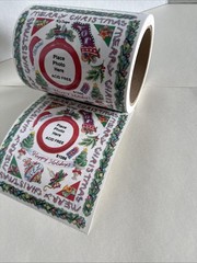 Christmas Frame Sticker ROLL NRN Designs Scrapbook Stickers Holiday Border Tree