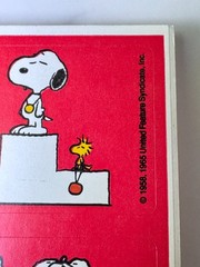 Vintage Snoopy PEANUTS stickers, 1965 Charlie Brown, Linus, Woodstock, «Winners»