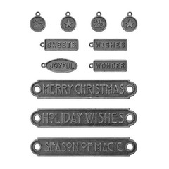 Tim Holtz ~ WORD PLAQUES & TAGS ~ Christmas ~ Idea-ology