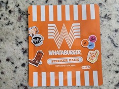 Whataburger 2026 Stickers Pack #3 Brand New Sealed