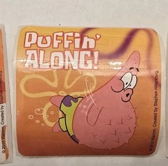 Vintage Smile Makers SpongeBob Squarepants Stickers Lot of 10 2.5 x 2.5 Inches