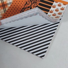 Halloween 6 Pk Craft Stickers Paper 8.5×11 Diecuts Scrapbooking Party Decor Lot