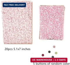 Textured Scrapbook Paper Mesh Fabric – Junk Journal Supplies Assorted Set 51 She