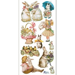 Violette Stickers – Easter Party – 1 Spring Celebration Sticker Sheet – Crafts
