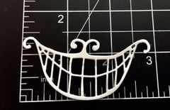 Wonderland Die Cuts * Cheshire Cat’s Grin * Set of 12 * Black or White Cardstock