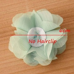 DIY Chiffon Fabric Flower with Pearls and bling Rhinestone Embellishment Craft