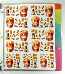Food & Drink Sticker Binder Full Of Stickers