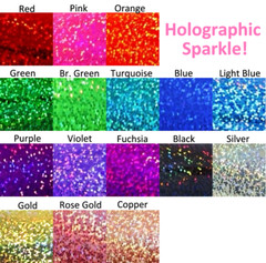Holographic Sparkle Halloween Sticker Sheet! – Choose a Color!