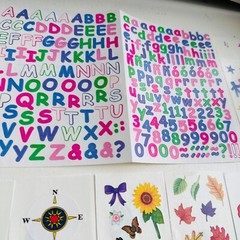 Vintage Stickers Mrs Grossmans LOT Fruit Letters Flowers Hair Assorted Summer