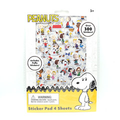 Peanuts Snoopy Stickers Over 300 Stickers Puffy Stickers 4 Sheets Party Favor