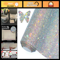 DIY Rhinestone Car Decoration Stickers – 81000 Self-Adhesive Glitter Gems, 2mm,