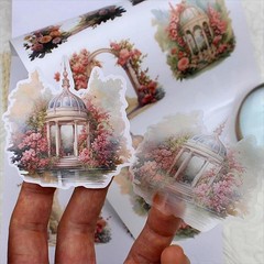 Pre- Sticker Book for Journaling, Dual Materials, Decorative Frame3434
