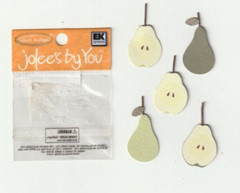 Jolee’s by You non adhesive Layered Paper Sliced PEARS Fast FREE SHIP! 56301