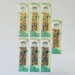 STICKO Sticker Strip – 7 pk lot – Butterflies- 1,323 PCS- NEW !