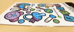 Keepsake Essentials BABY BOY Stickers Stroller, Rattle 2-Sheets Scrapbook, NEW