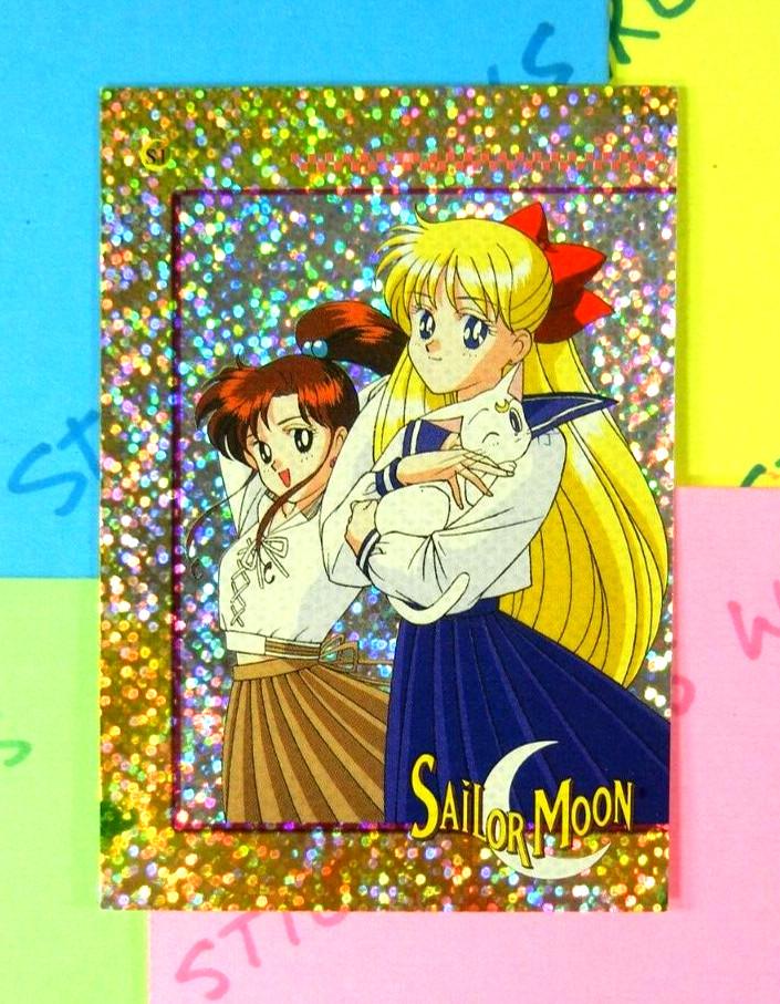 Sailor Moon & Friend Prismatic Trading Card Sticker