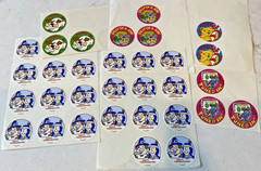 Vintage 80s TREND Scratch & Sniff Sticker Lot of 32 Thanksgiving Cat Mouse Dog