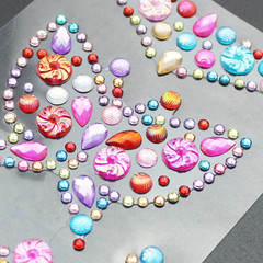 14 Sheets Rhinestones Stickers, Self-Adhesive Craft Jewels and Gems Sticker for