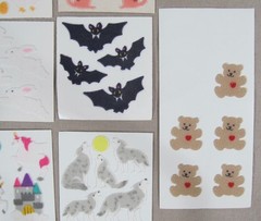 Lot of Vintage 80s 90s Sandylion Collectible Fuzzy Stickers Rare Animals