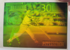 VTG Polaroid 3-D 90’s Hologram Sticker – Roberto Clemente 3K HITS ~ 2.5 X 3.5″