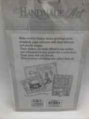 Handmade Art Dimensional stickers Scrapbooking Embellishment Picture Frame soft.