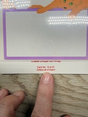 Mrs Grossman’s Giant Stickers 1992 Orange Cat Gift Label New Sealed Pack Rare