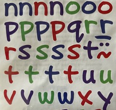 LOWERCASE ALPHABET Stickers (50+pc)Suzy’s Zoo•Card Making •Letters•Words•Journal