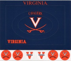 University of Virginia Cavaliers NCAA Scrapbook Kit Sticker Paper U-CHOOSE