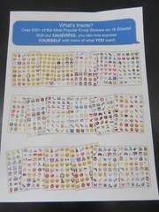 EMOJI 850 Stickers or 18 Sheets for Planner or Crafting NEW – FREE SHIPPING