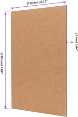 200 Sheets Chipboard 5 X 7 Inch, 40Pt (Point) Medium Weight Chipboard .04 Calipe