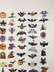 100 Pcs Halloween Stickers Scary Spooky Trick R Treat Sticker Kids Boys Girls