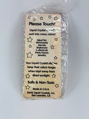 Vintage Super Oilies Liquid Crystal Whale Sticker NOS Sealed USA Color Change