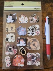 Recollections Dimensional Stickers Cats Kittens Dogs Puppies Rescue Pets