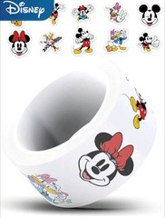 500 pc Sticker Roll Disney Mickey Mouse And Friends Semi Gloss Self Adhesive NEW