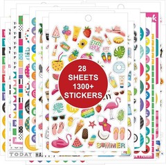 Planner Stickers Pack – 1300+ Unique Planner Stickers on 28 Sheets, The Ultim…