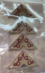 Lot of 2 Packs The Remnants Collection Felt Photo Corners by Rebecca Bower