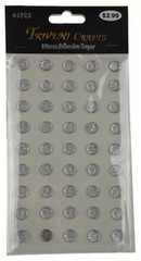 Clear Sugar Self Stick On Gem 10mm 225pc Lot 5 3D Sparkle Scrapbook Gift Bling