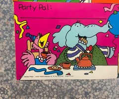 Vintage TREND Sticker Folder Book Lot: 1990s 4 Sticker Saver Folders