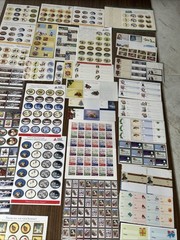 Massive Vintage Christmas Scrapbooking Ephemera Sticker Sheet Junk Journal Craft