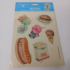 VTG Forget Me Not Scratch-N-Sniff Stickers Food American Greetings Sealed 1984