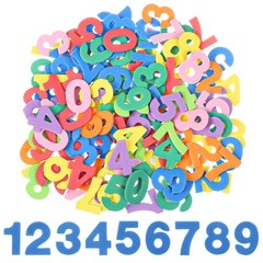 260PCS Numbers Foam Stickers, Letter Stickers for Crafts