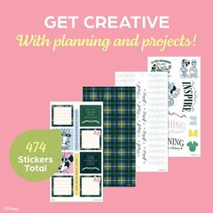 Disney-Inspired 30-Sheet Sticker Set for Planners, Calendars & Journals – 474 Ea