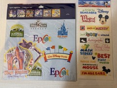 Disney Scrapbooking Lot. Albums, Paper And Stickers