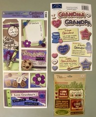 Large Lot of GRANPARENT Stickers, Cut-outs, Rub-ons, Etc. Frances Meyer, Etc
