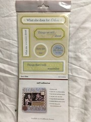 Scrapbook / Stickers-Chatterbox -Love Tiles