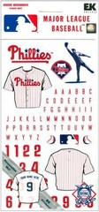 Philadelphia Phillies MLB Baseball Scrapbook Jersey Flat Sticker personalize