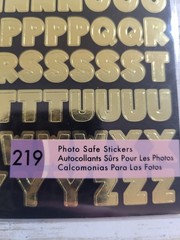 Lot Of Letter And Number Stickers Scrapbooking Junk Journals