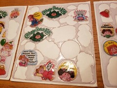 VTG 80s Cabbage Patch Kids Puffy Stick On Stickers Mixed Lot 3 Partial Sheets