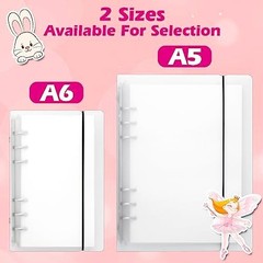 Reusable Sticker Album with 100 Sheets, Collecting Book with Pockets, A5