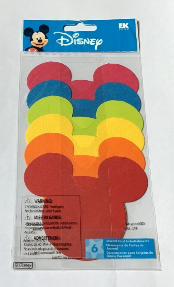 EK Success Jolees Boutique Disney Mickey Icon Dimensional Shapes *